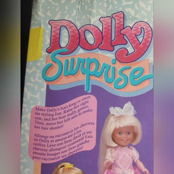 Rare Dolly Suprise Prairie Girl Doll 1989 Playskool new in box Hair Really Grows - Picture 5 of 15